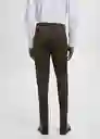 Pantalón Milan Khaki Talla 42 Hombre Mango