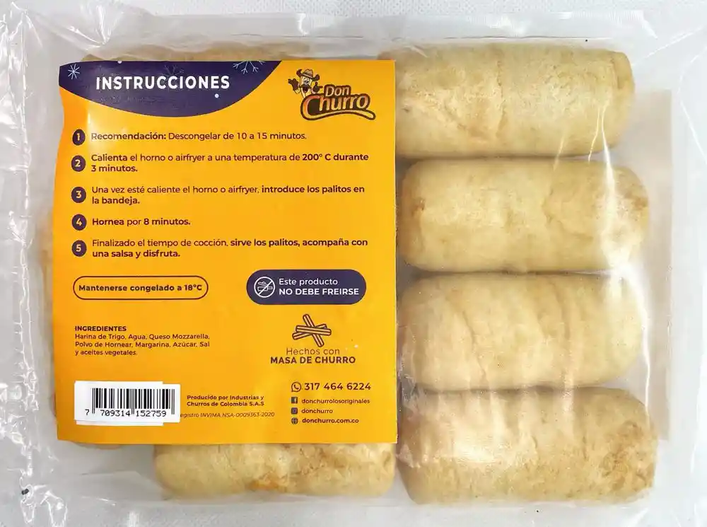 Don Churro Palito de Queso Mozzarella