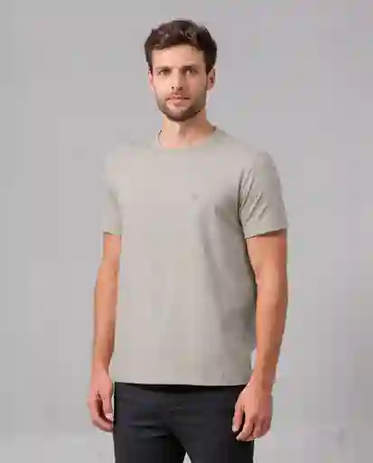 Camiseta Hombre Beige Talla M 34312 Rifle