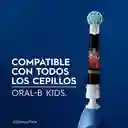 Oral-B Disney Cars Cabezal Redondo de Repuesto para Cepillo Eléctrico (+3 años) 2 Unidades