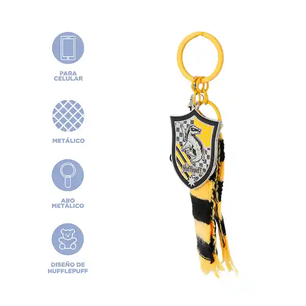 Colgante Para Celular Serie Harry Potter Scarf Hufflepuff Miniso