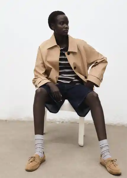 Polo Austin Marrón Talla XL Mujer Mango