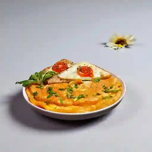Omelette de Jamón y Queso