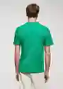 Camiseta Logopok-H Esmeralda Talla S Hombre Mango