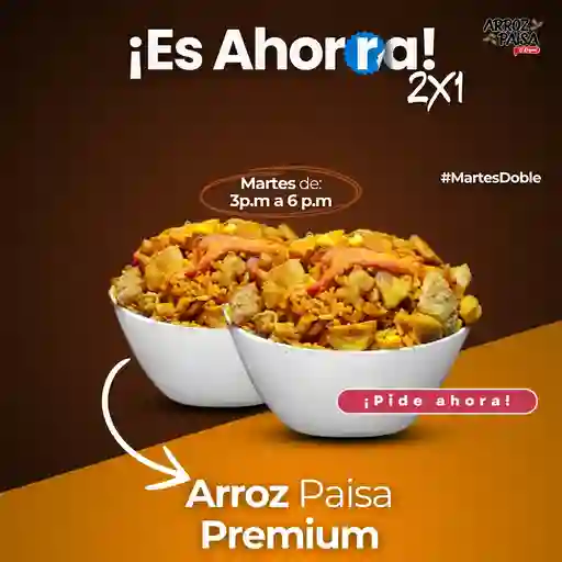 2X1 arroz paisa premium