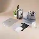 Cuaderno Surtidos Argollado de 60 Hojas Serie Silver Gray Miniso