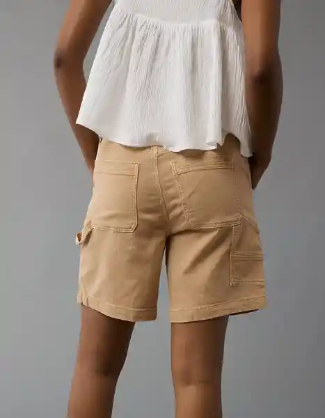 Short Mujer Beige Talla 8 7927676 American Eagle