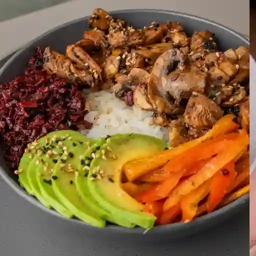 Pollo en salsa teriyaki