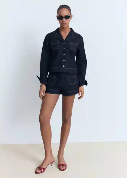 Short Livia Tejano Soft Talla S Mujer Mango