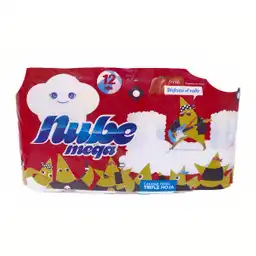 Nube Papel Higiénico Mega Triple Hoja con Aroma a Fresa