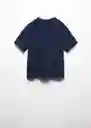 Camiseta Pani6 Navy Talla 06 Niños Mango