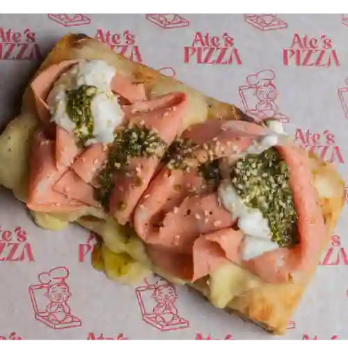 Pizza Mortadela Di Pistacchio