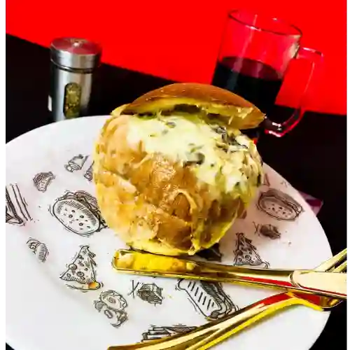 Panne Cook Pollo con Champiñones