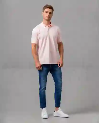 Camiseta Hombre Rosa Talla XXL 121708H Rifle