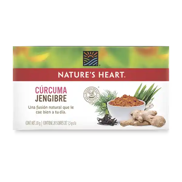 Natures Heart té Curcuma Jengibre