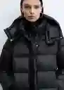 Abrigo Anorak Winter Negro Talla XS Mujer Mango