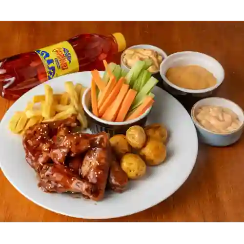 Combo 8 Piezas de Alas más Gaseosa 250ml