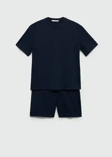 Pijama Sleep Navy Talla L Hombre Mango