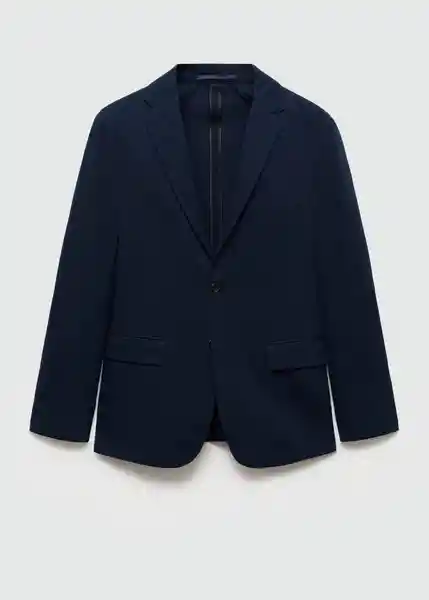 Blazer Americana Verner Navy Talla 52 Para Hombre Mango