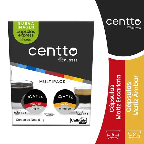 Centto Café Cápsulas Matiz Surtida 51 g