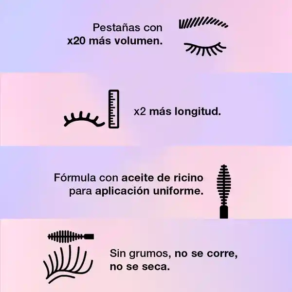 Pestañina L’Oréal Paris Voluminous Lash Paradise A Prueba de Agua 1 und