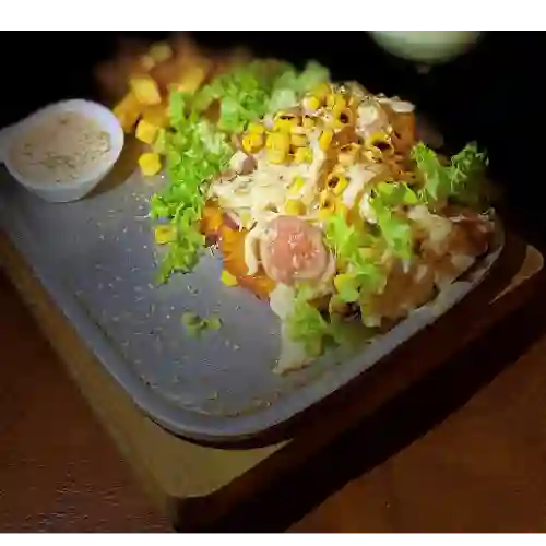 Tostón de pollo