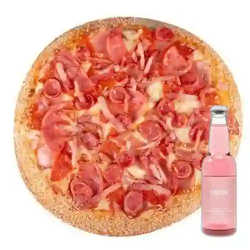 Combo Pizza Carnivora + Soda Hatsu