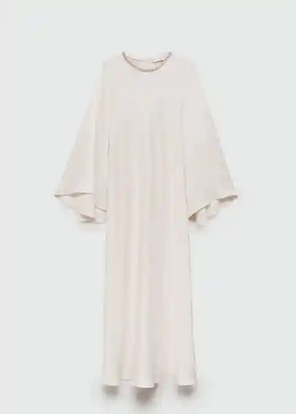 Vestido Rosalin-a Offwhite Talla S Mujer Mango