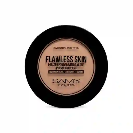 Samy Polvo Compacto Fawless Skin 04 Medium Tan
