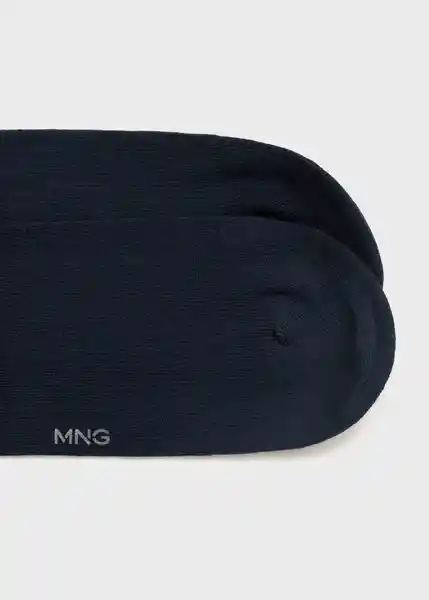 Pack Calcetines Triblue Navy Talla 45 Hombre Mango