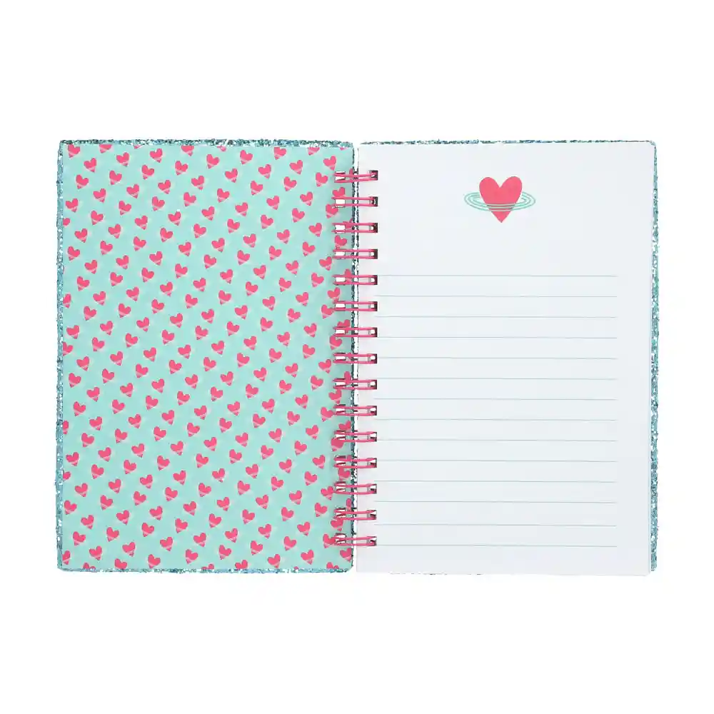 Cuaderno Glitter A5 Multicolor Diseño 0002