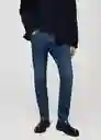 Jean Jan Tejano Oscuro Talla 36 Hombre Mango