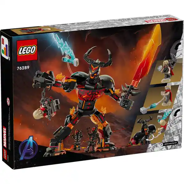 Set Construcción Thor vs. Figura Para Construir de Surtur Lego