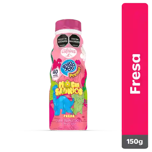 Yogo Premio Fresa Botella 150 g