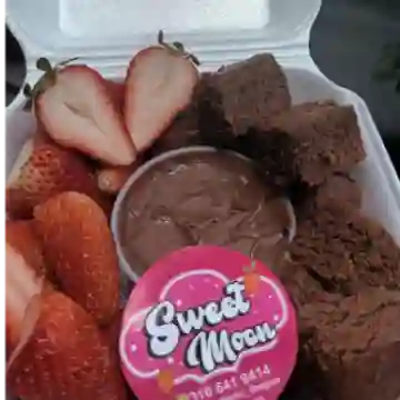 Brownie con Fresa