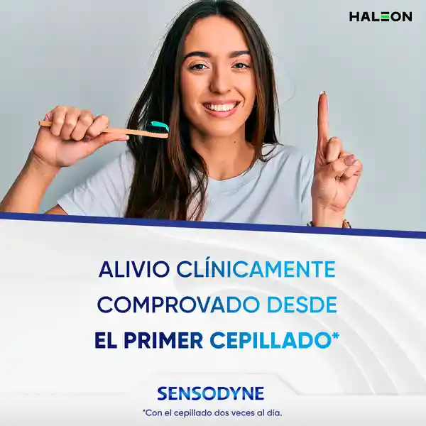 Crema Dental Sensodyne Rápido Alivio Blanqueador, alivio de la la sensibilidad dental x 100 Gr