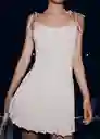 Vestido Olivia Offwhite Talla XS Mujer Mango