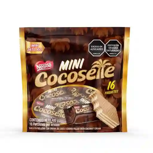 Mini Cocosette Galletas Wafer Rellenas con Crema de Coco