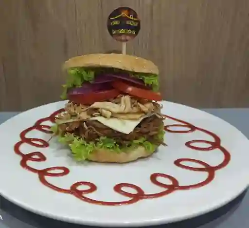 Hamburguesa mixta desmechada