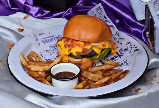 Combo burger cheese and bacon