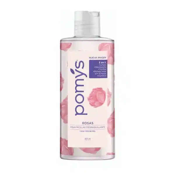 Agua Micelar Desmaquillante Pomys De Rosas X 400 Ml