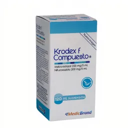 Krodex F Compuesto Suspension Oral 250 Mg 200 Mg