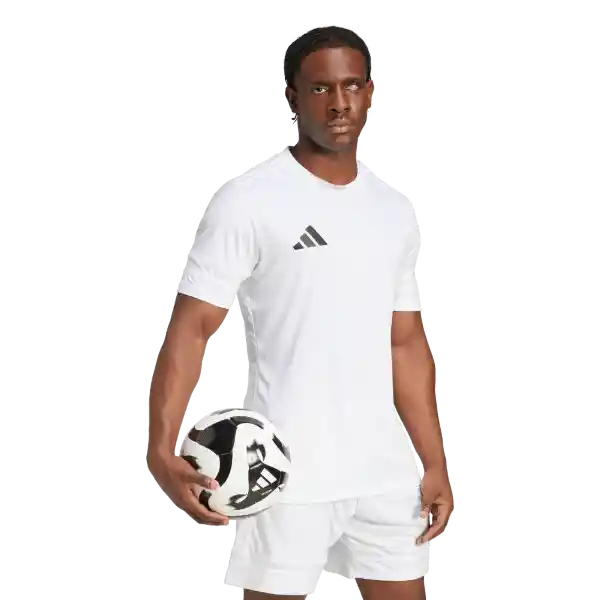 Adidas Camiseta Squa25 Jersey M de Equipo Fútbol Hombre Blanco S