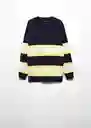 Buzo Jersey Abril Navy Talla S Mujer Mango