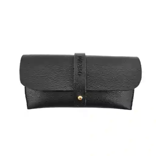 Estuche Para Gafas Serie Silver Gray Negro Miniso