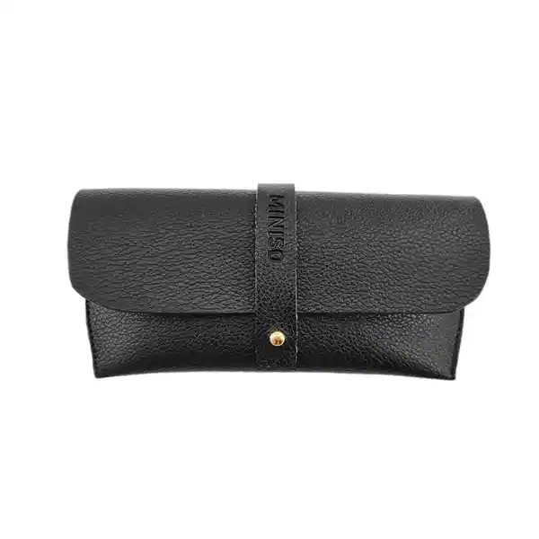 Estuche Para Gafas Serie Silver Gray Negro Miniso