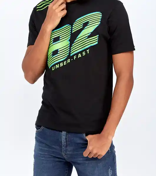 Unser Camiseta Negro Talla L 823951