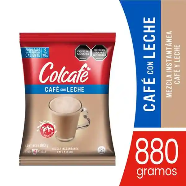 Colcafé Café con Leche en Polvo Instantáneo 