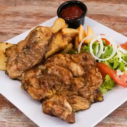Pollo Hamburgo a la Parrilla