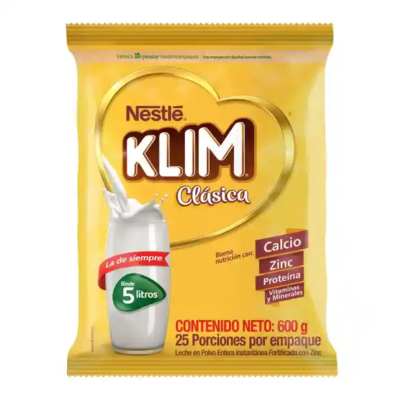 Klim Leche En polvo Clásica 600g